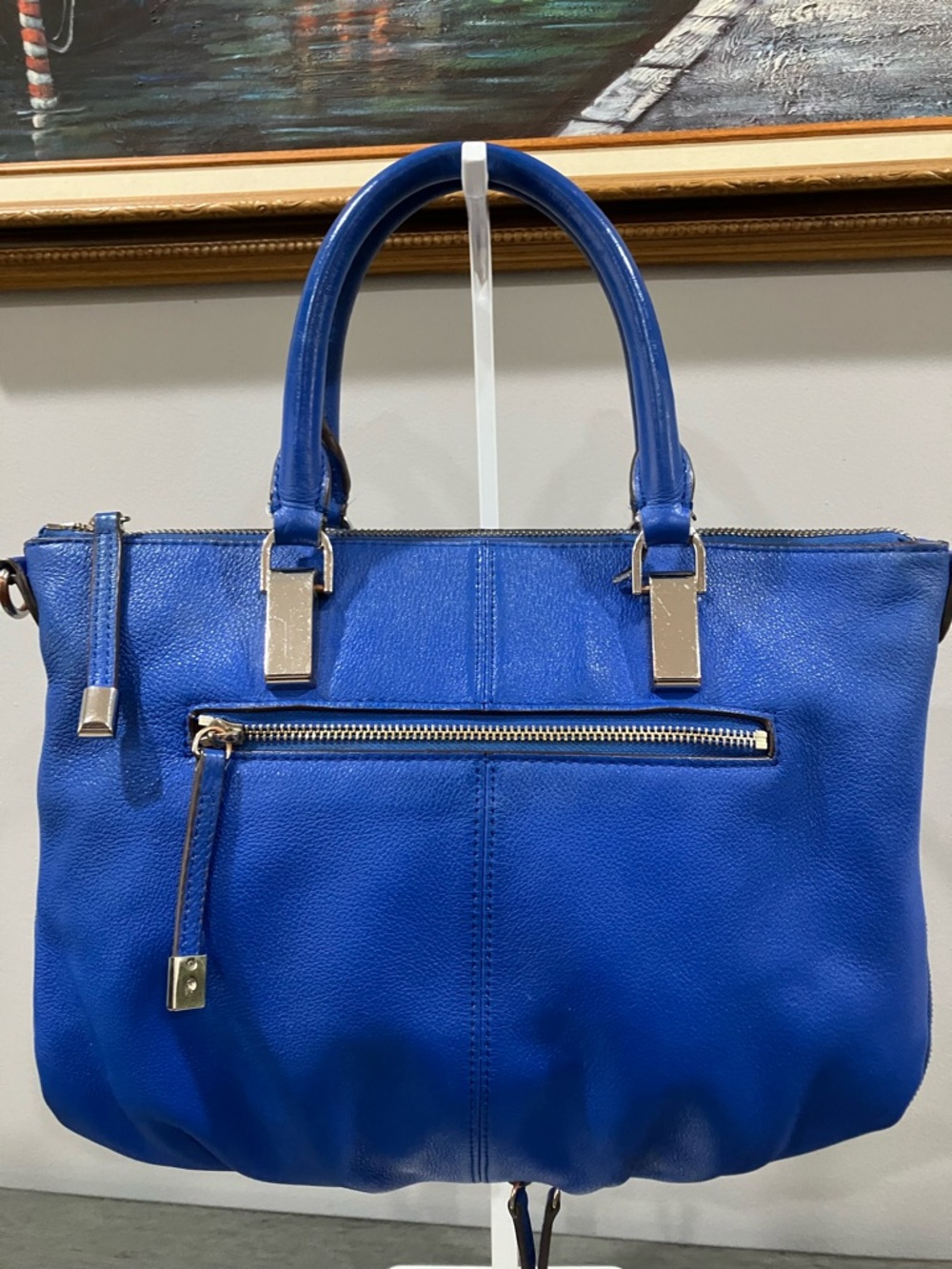 Vince Camuto vibrant blue shoulder bag